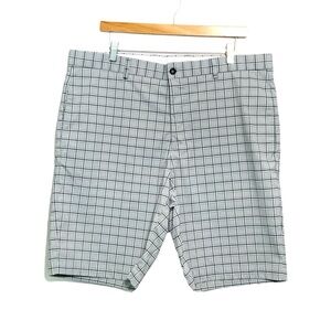 Greg Norman Mens Signature Series Plaid Golf Shorts Size 38